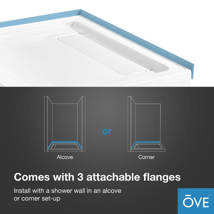 OVE DECORS, ADENA SHOWER BASE 60" X 36" - Construction Commodities Supply Inc.