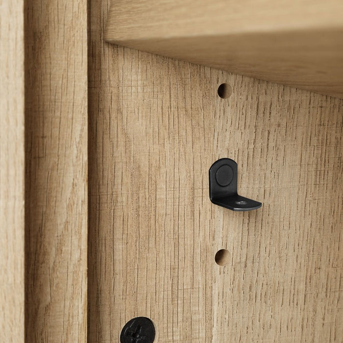 KANSAS- 24"  x 19" WHITE OAK Bathroom Vanity with Engineered stone top