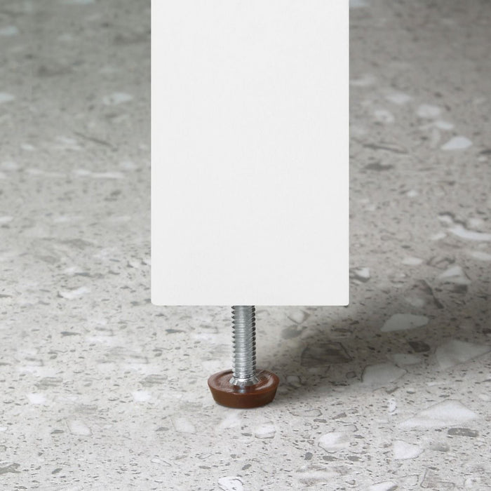 KANSAS- 24"  x 19" WHITE Bathroom Vanity with Engineered stone top