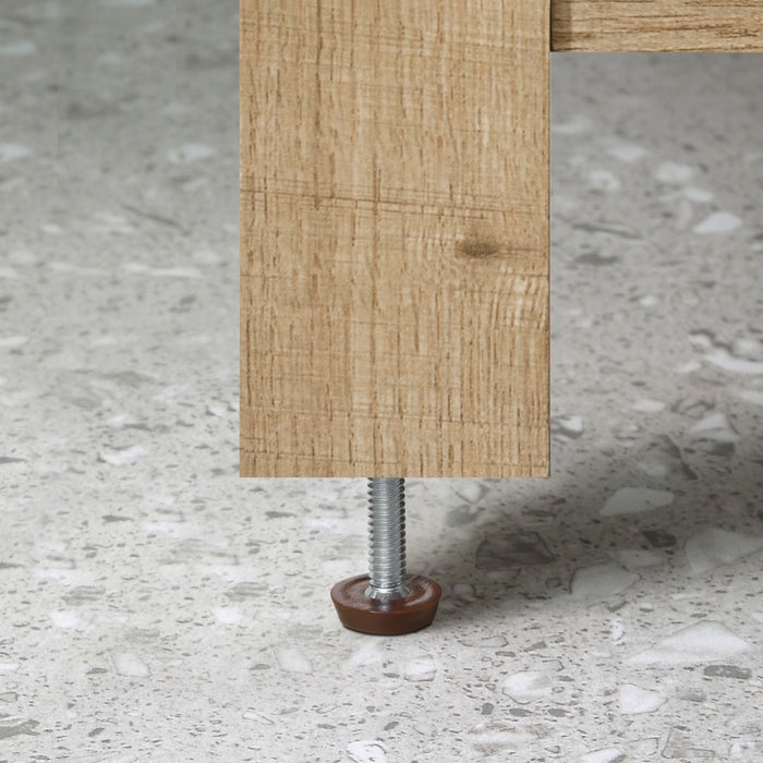 KANSAS- 36"  x 19" WHITE OAK Bathroom Vanity with Engineered stone top