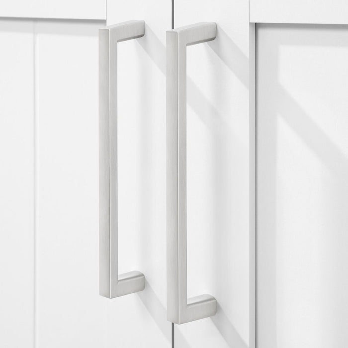 KANSAS - 36"  x 19" WHITE Bathroom Vanity with Engineered stone top