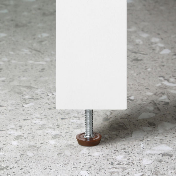 KANSAS- 30"  x 19" WHITE Bathroom Vanity with Engineered stone top