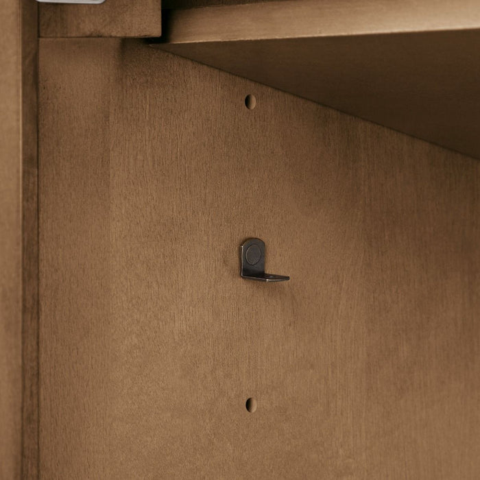 DIYA - 30" MACCHIATO, Solid Wood  Bathroom Vanity with White Engineered stone top