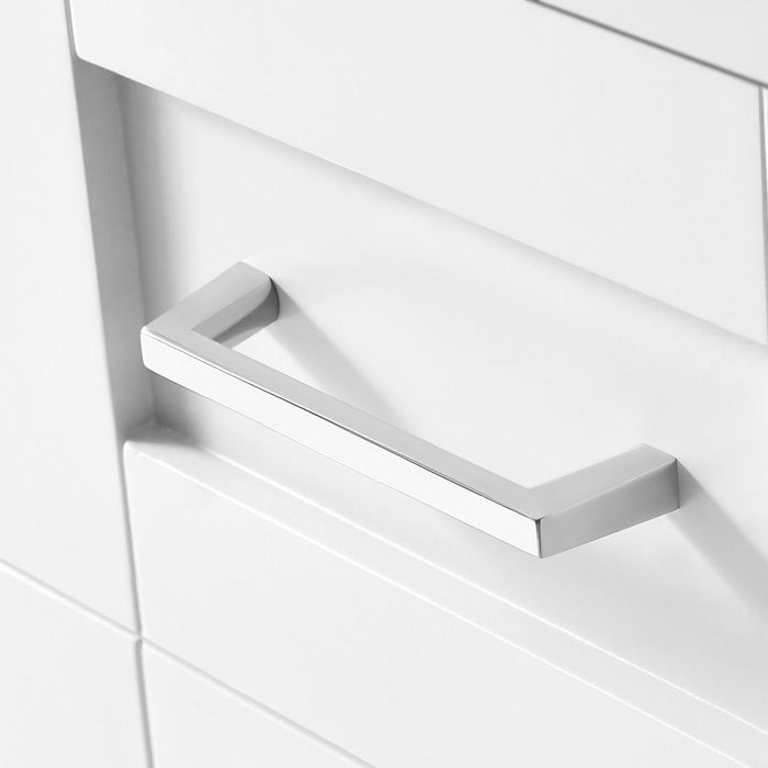SIENA- 48" White , Solid Wood Bathroom Vanity with marble countertop