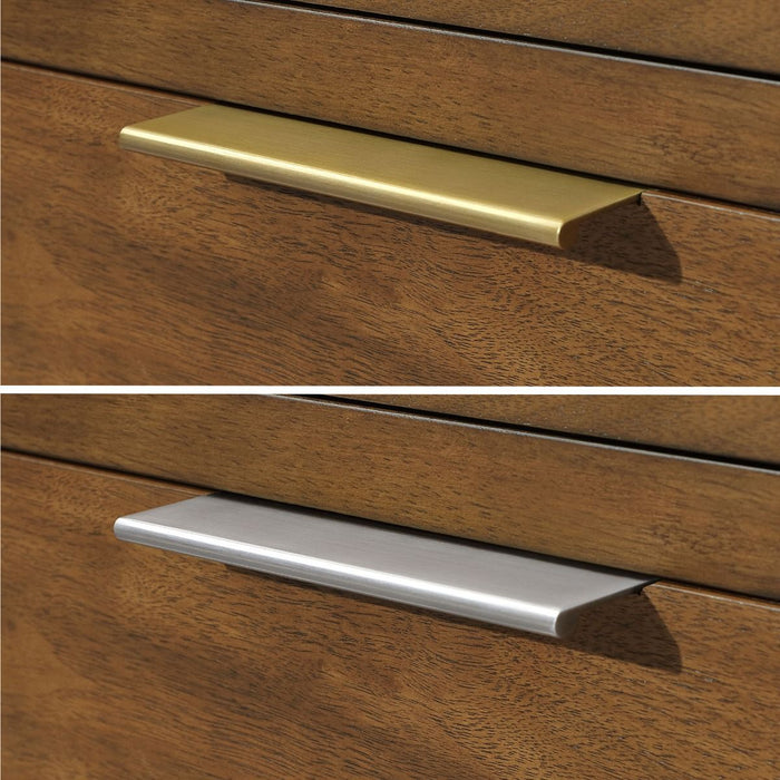 XANDER  - 48"  WALNUT Solid Wood Bathroom Vanity with White Engineered stone top