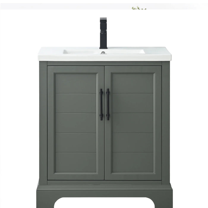 Modena , 30" x 18" Vintage Green Freestanding Bathroom Vanity