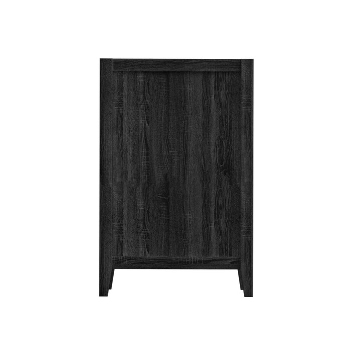 Novara - 30" CANADIAN, Midnight Black Bathroom Vanity with Quartz top,