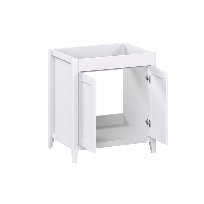 Novara - 30" CANADIAN, White Bathroom Vanity with Quartz top.