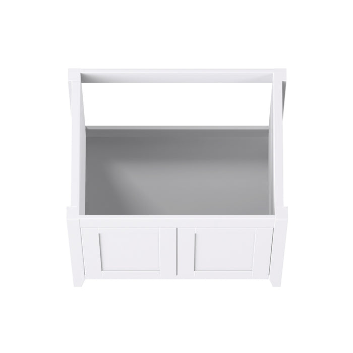 Novara - 30" CANADIAN, White Bathroom Vanity with Quartz top.