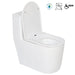 LUVIA 2184 - Premium Quality ceramic one piece elongated toilet with skirted trapway **PICK UP IN STORE ONLY** - Construction Commodities Supply Inc.