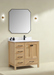 Rose- 36" Antique Oak ,Right Side Sink, Solid Wood Floor Standing Modern Bathroom Vanity, Quartz Countertop - Construction Commodities Supply Inc.