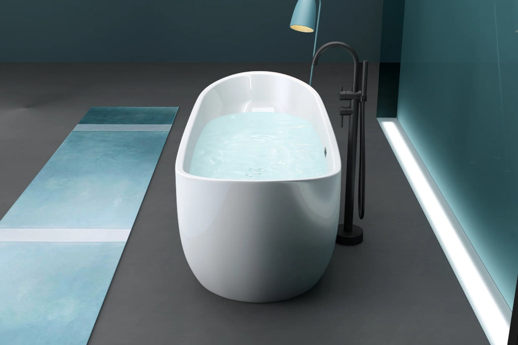 KODAEN-LILIA 1500- 59" Composite Acrylic Free Standing Bathtub *** PICK UP IN STORE ***