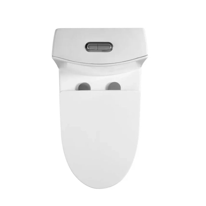 AQUA- 10014Siphonic One-Piece Toilet with Dual-Flush, North American Standard ** PICK UP IN STORE ONLY**