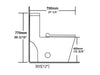 LUVIA 2117Y - Premium Quality Ceramic Dual Flush Modern One Piece Toilet **PICK UP IN STORE ONLY** (Copy) - Construction Commodities Supply Inc.