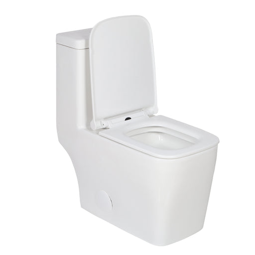 LUVIA 2117Y - Premium Quality Ceramic Dual Flush Modern One Piece Toilet **PICK UP IN STORE ONLY** (Copy) - Construction Commodities Supply Inc.