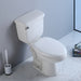 LUVIA - Premium Quality Ceramic Siphon S Trap Two Piece Ceramic Toilet **PICK UP IN STORE ONLY** - Construction Commodities Supply Inc.
