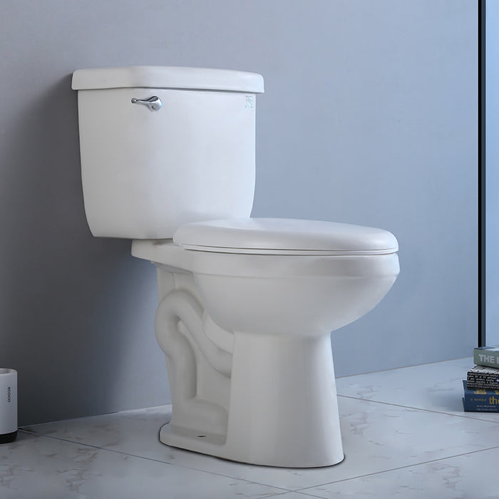 LUVIA - Premium Quality Ceramic Siphon S Trap Two Piece Ceramic Toilet **PICK UP IN STORE ONLY** - Construction Commodities Supply Inc.