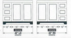 CANADIAN MAPLE - 42" Left side drawers Bathroom Vanity With Quartz Countertop.  (4 colors available) - Construction Commodities Supply Inc.