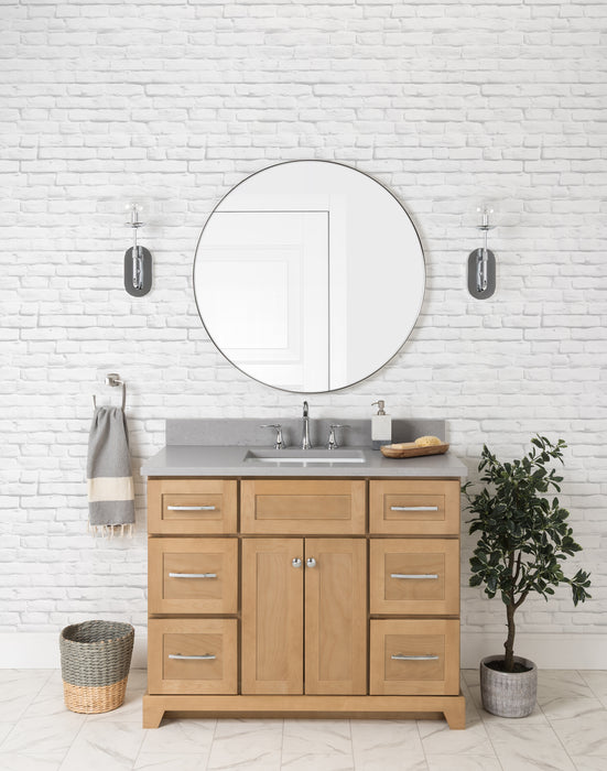Stonewood / Woodlyn - 48" Bathroom Vanity, Quartz Countertop.