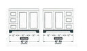CANADIAN MAPLE - 42" Left side drawers, Tuscan Calo Stain Bathroom Vanity With Quartz Countertop - Construction Commodities Supply Inc.
