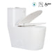 LUVIA 2184 - Premium Quality ceramic one piece elongated toilet with skirted trapway **PICK UP IN STORE ONLY** - Construction Commodities Supply Inc.