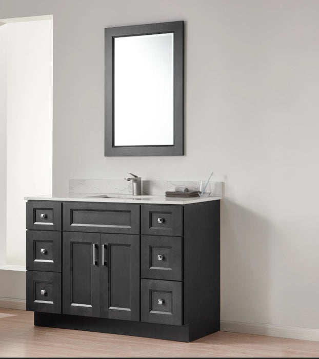 Nova- 48"  Bathroom Vanity (3 colors ) With Quartz Countertop