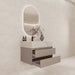 AQUA-36" LIGHT GREY OAK Wall Mount Vanity with Sintered Stone Top - Construction Commodities Supply Inc.