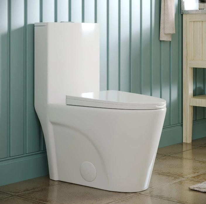 KODAEN 6654 , One-Piece Elongated Dual-Flush Toilet  ** PICK UP IN STORE ONLY**