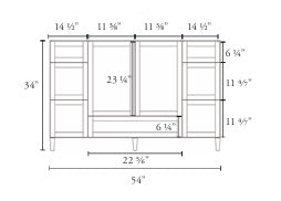 CLASSIC 54 Inch Bathroom Vanity, Canadian Made Natural Oak with Quartz Countertop, 7 Drawers