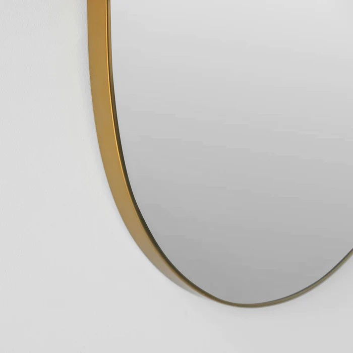 24" x 38"  Gold Mirror.