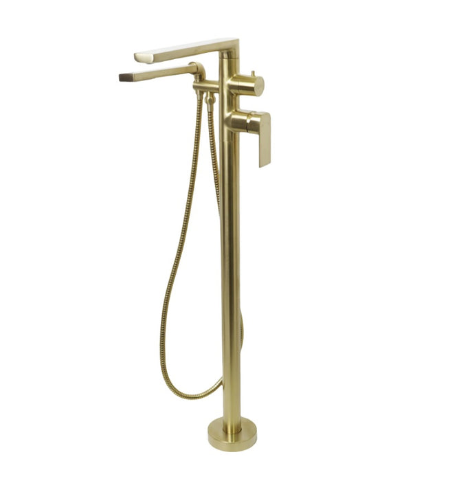 KODAEN-F711127, Brushed Gold Free standing Bathtub Faucet