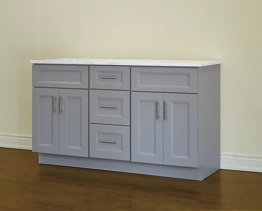 Nova- 72"  Double Sink Bathroom Vanity (3 colors) With Quartz Countertop *** PICK UP IN STORE ONLY ***