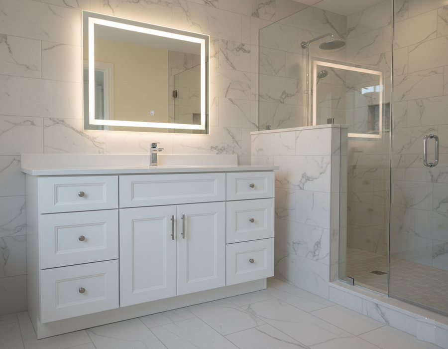 Nova- 60" Single sink Bathroom Vanity (4 colors ) With Quartz Countertop