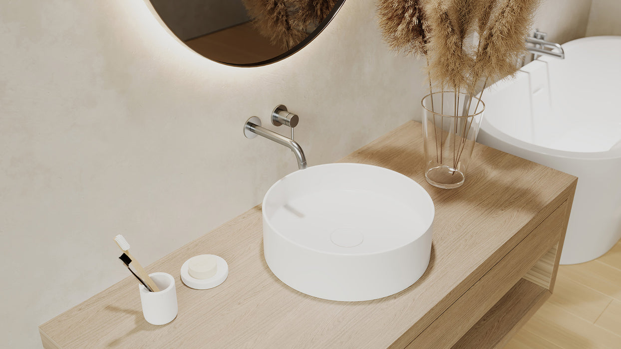 AQUABRASS -Umix 2-piece Wallmount Lavatory Faucet (5 FINISH AVAILABLE )