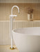AQUABRASS -Umix Floormount Tub Filler (5 FINISH AVAILABLE ) - Construction Commodities Supply Inc.