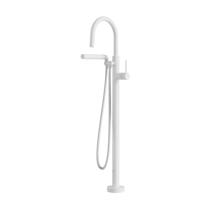 AQUABRASS -Umix Floormount Tub Filler (5 FINISH AVAILABLE ) - Construction Commodities Supply Inc.