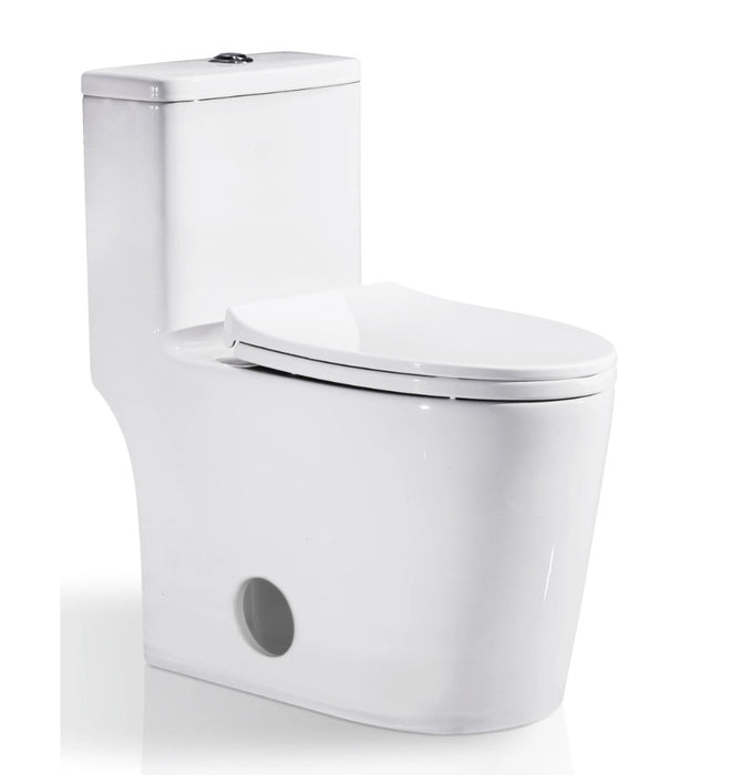 KODAEN 6636 , One-Piece Elongated Dual-Flush Toilet  ** PICK UP IN STORE ONLY**