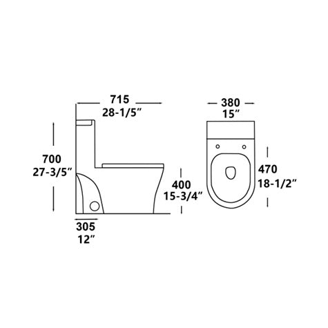 AQUA- 10016 White Dual-Flush Siphonic One-Piece Toilet ** PICK UP IN STORE ONLY**