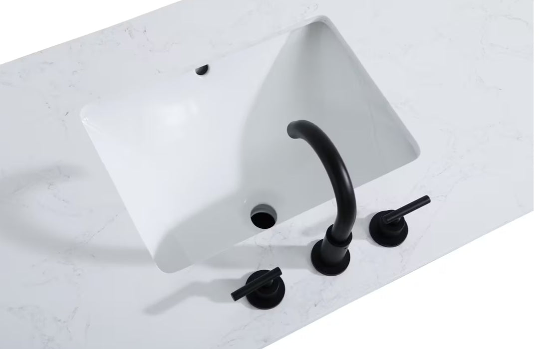 EMERSON - 24" Floor Standing Bathroom Vanity, Marble Countertop ( 3 colors available)