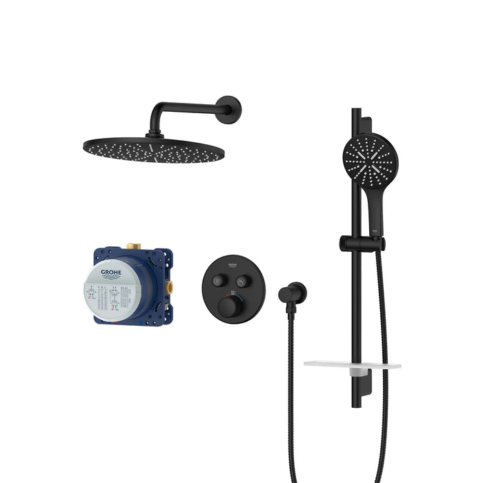 GROHE -RAINSHOWER SmartControl Thermostatic Dual Function Round Shower Kit