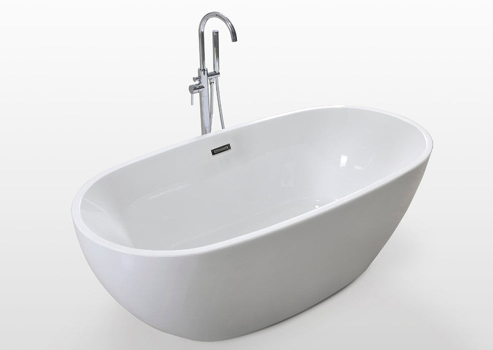 CM7122 - 59" Composite Acrylic Free Standing Bathtub *** PICKUP IN STORE ONLY***
