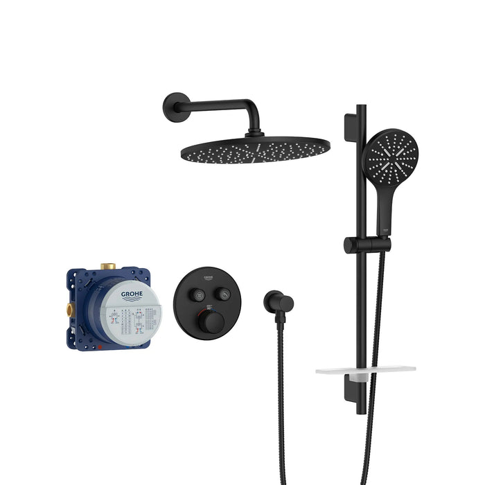 GROHE -RAINSHOWER SmartControl Thermostatic Dual Function Round Shower Kit