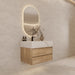 AQUA-32" LIGHT OAK Wall Mount Vanity with Sintered Stone Top - Construction Commodities Supply Inc.