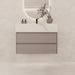AQUA-40" LIGHT GREY OAK Wall Mount Vanity with Sintered Stone Top - Construction Commodities Supply Inc.