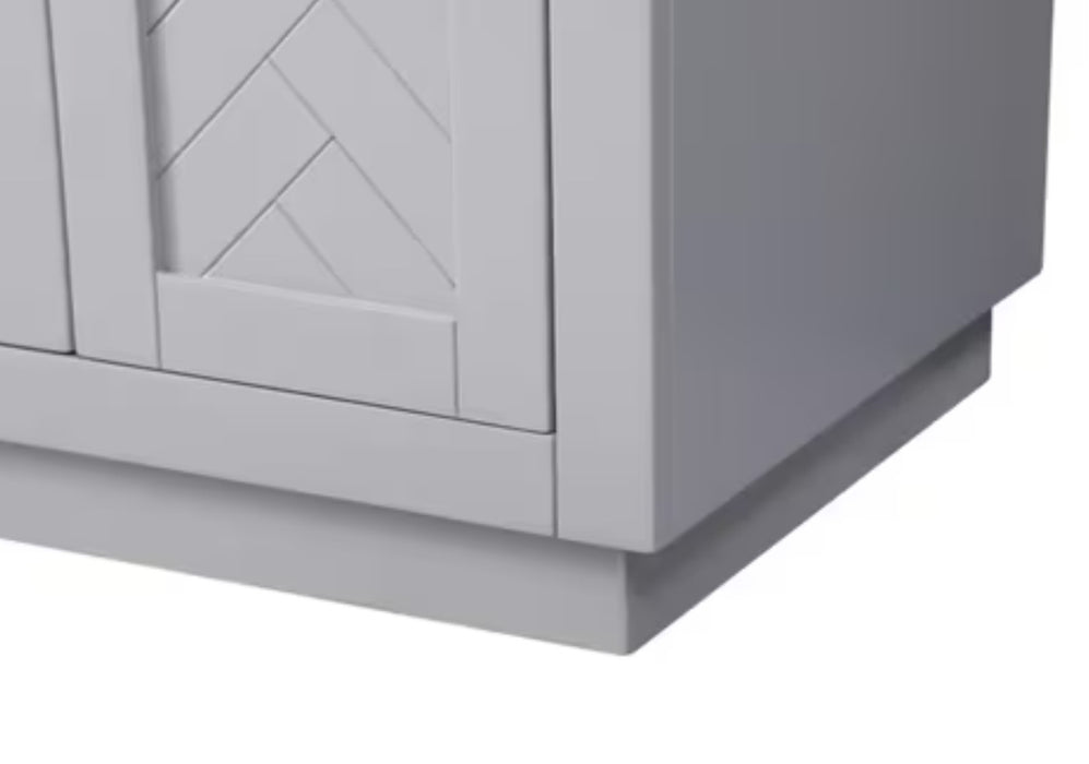 ASHTON- 24" Floor Standing Bathroom Vanity, Marble Countertop ( 3 colors available)