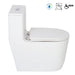 LUVIA 2184 - Premium Quality ceramic one piece elongated toilet with skirted trapway **PICK UP IN STORE ONLY** - Construction Commodities Supply Inc.