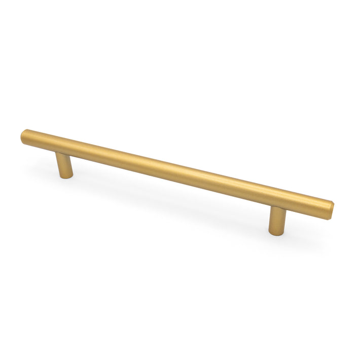 Contemporary Bar Pull, Satin Gold (9 sizes available )