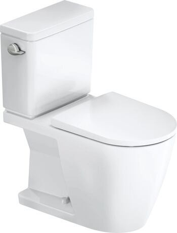 DURAVIT - D-NEO TWO-PIECE TOILET (Seat Included) - White "" PICK UP IN STORE ONLY ""