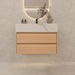 AQUA-36" NATURAL OAK Wall Mount Vanity with Sintered Stone Top - Construction Commodities Supply Inc.