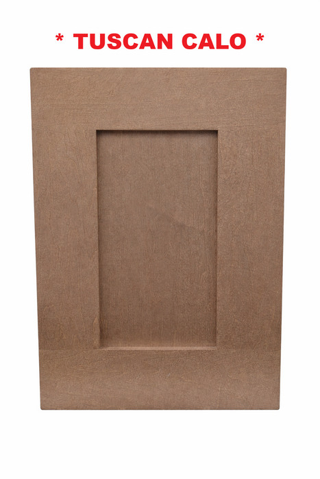 CANADIAN MAPLE - 42" Left side drawers, Tuscan Calo Stain Bathroom Vanity With Quartz Countertop - Construction Commodities Supply Inc.